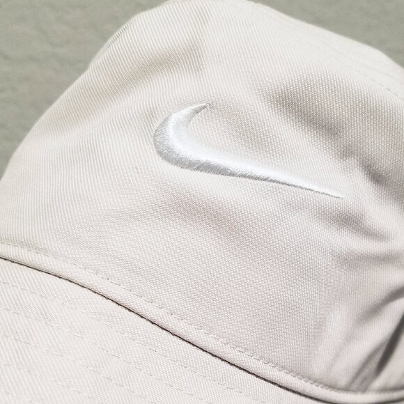 NEW Nike Unisex Swoosh Apex Bucket Hat Light Orewood Brown/Sail Size M or L $30 - Picture 13 of 13